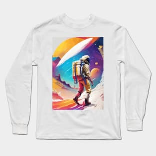 Galactic Wanderer - Exploring the Cosmos Beyond Boundaries Long Sleeve T-Shirt